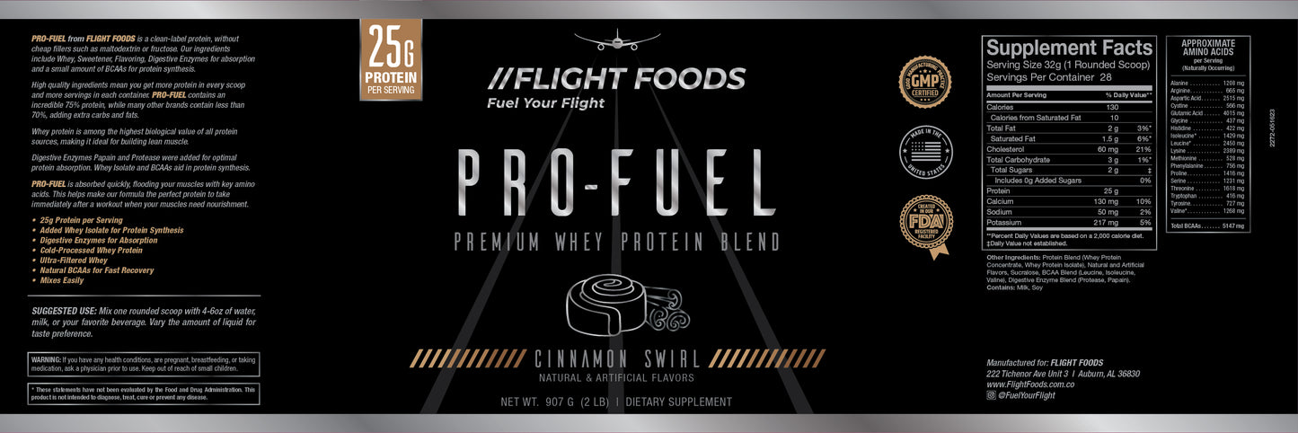 Pro-Fuel Premium Whey Protein Powder